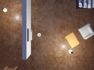 Running simulation in Webots